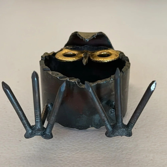 Vintage Mid Century "Brutalist" Style Owl Sculpture - Picture 5 of 8